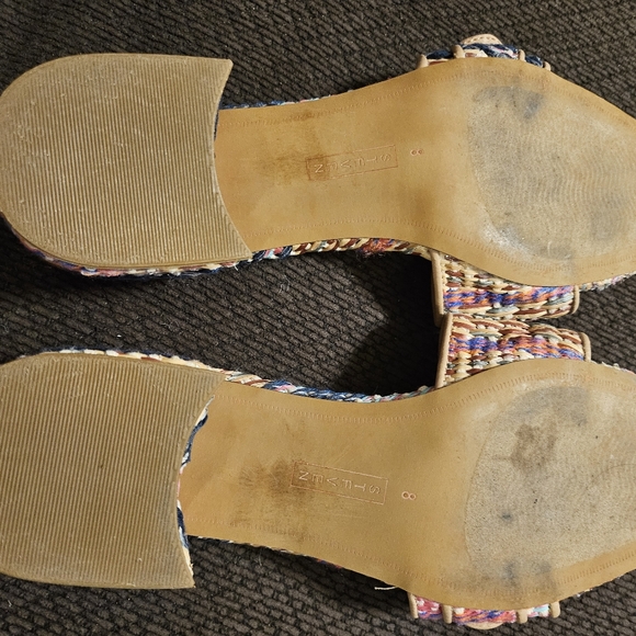 Steven Multicolor Woven Slide Sandals - Picture 9 of 9